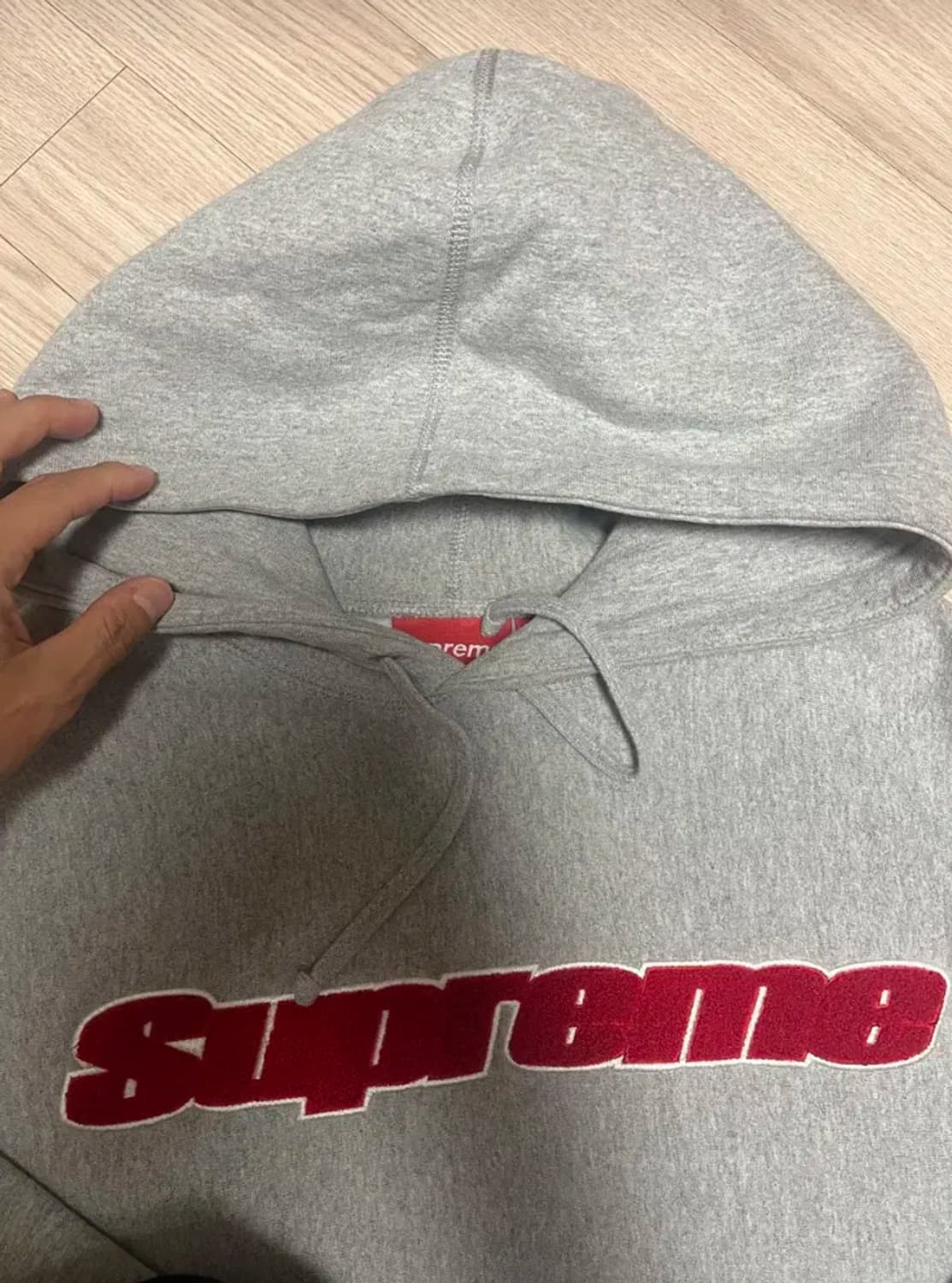 슈프림 셔닐 후드 후드티 후디 후드집업 상품이미지3