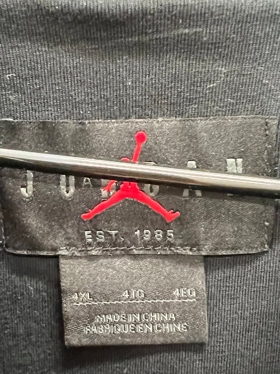 나이키 조던 플라이트 헤리티지 풀오버 후디 블랙 상품이미지5