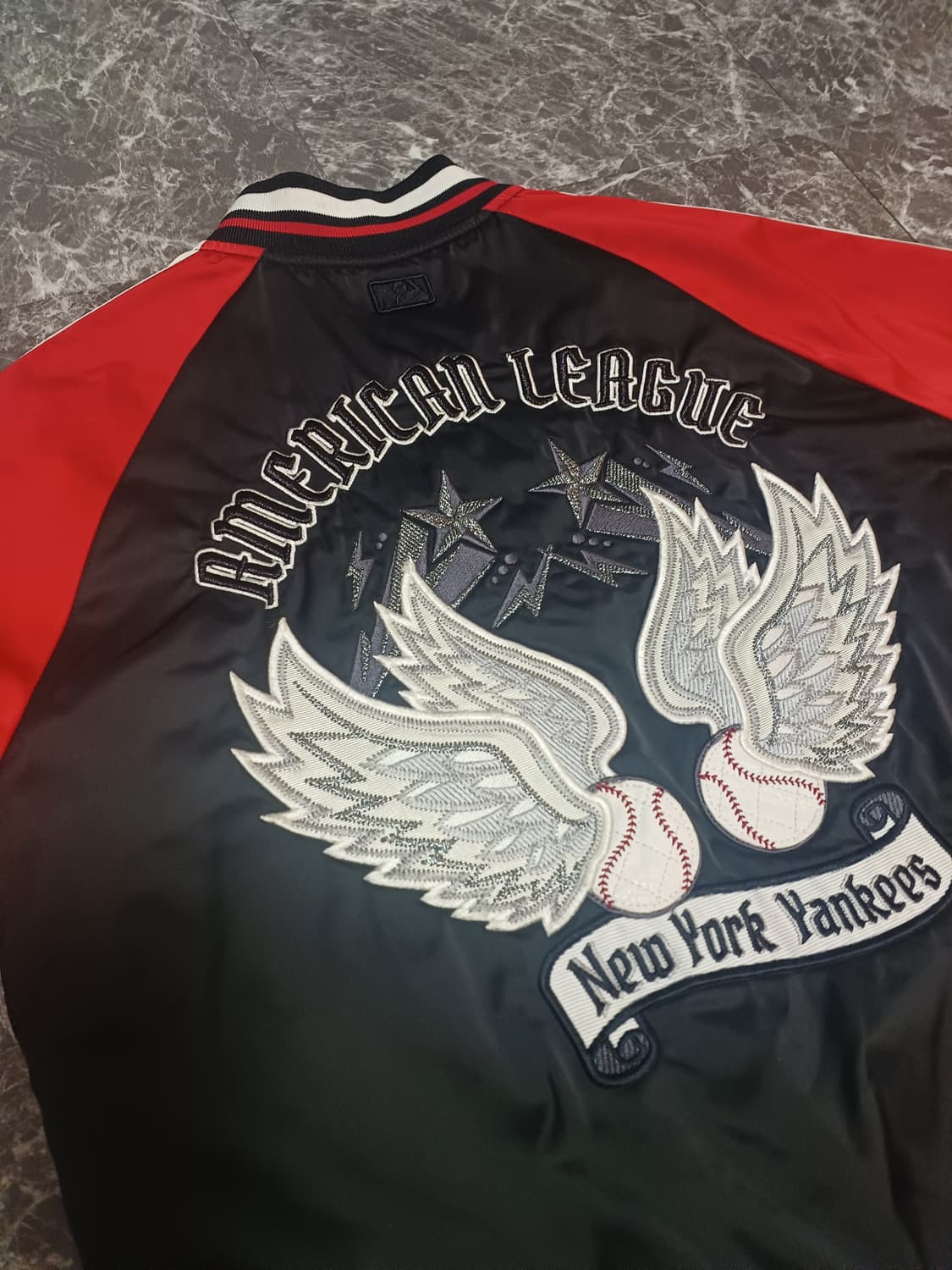 MLB 뉴욕양키스 배색 스타디움 자켓 (11세용) 상품이미지7