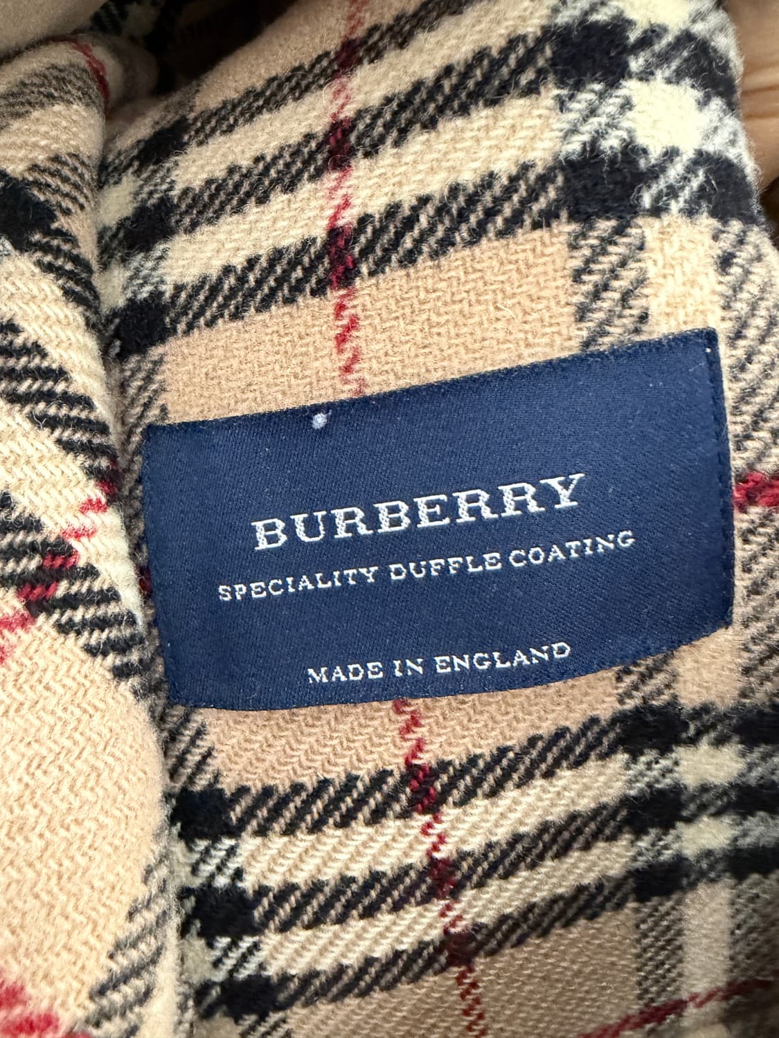 빈티지 버버리 90s 울 더플 코트 M 상품이미지8