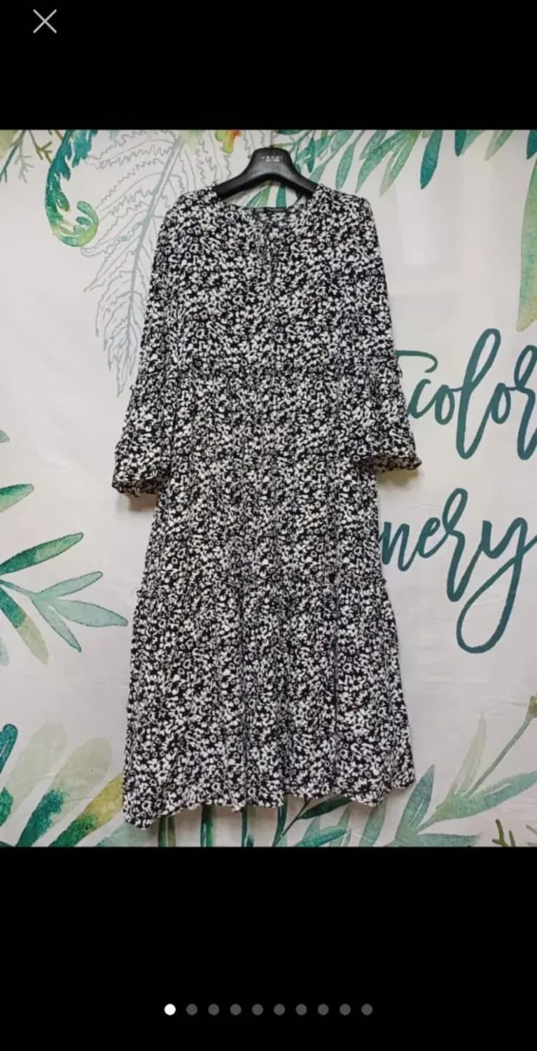 자라 비스코스 롱원피스  상품이미지1