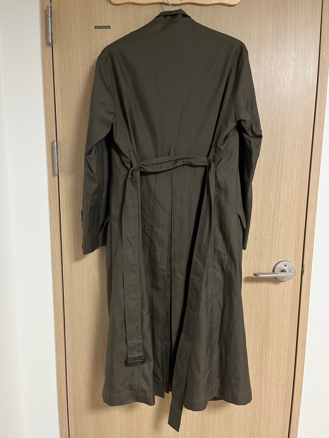 Bed jw ford 숄칼라 더블 트렌치 코트 상품이미지2