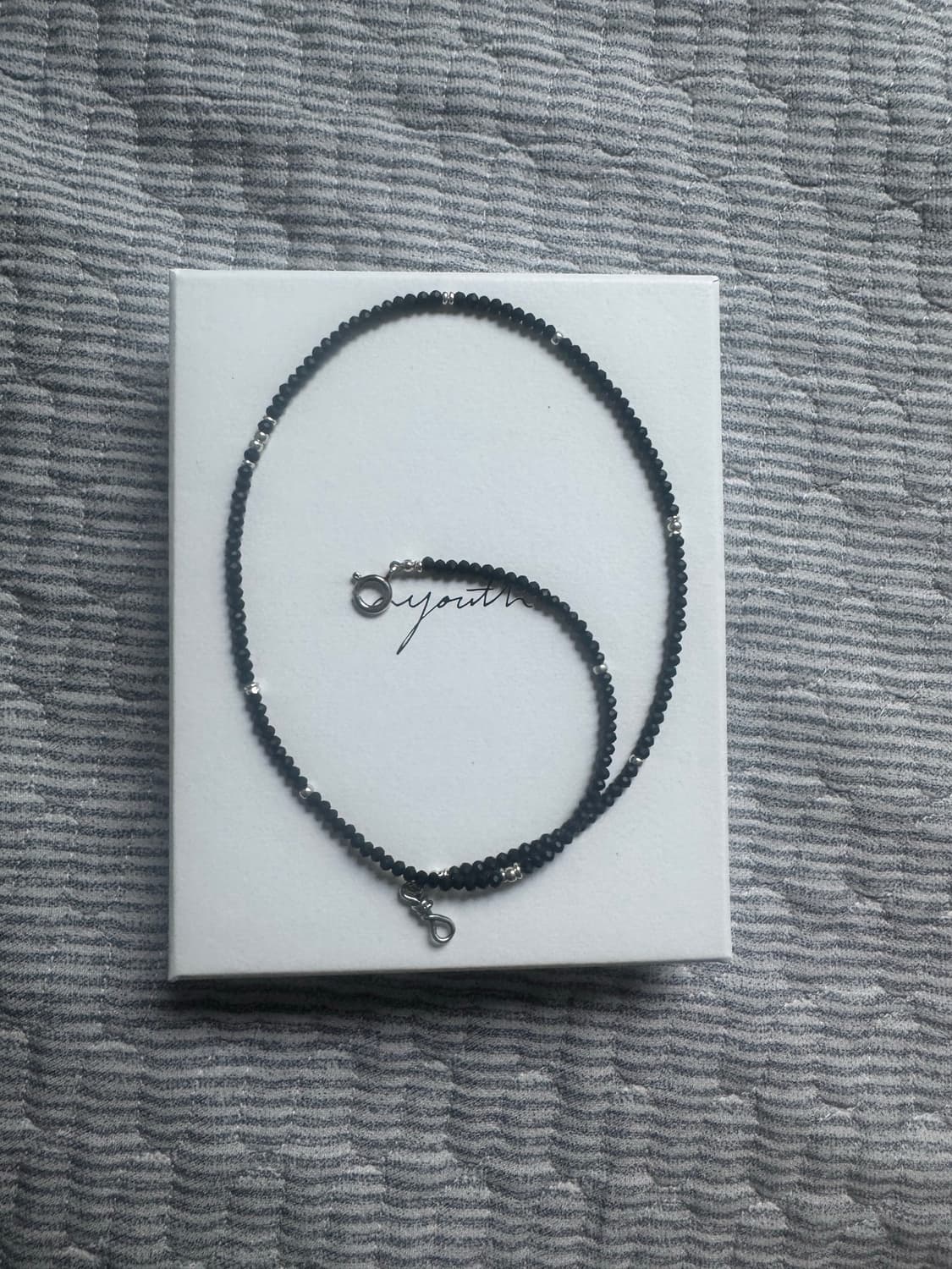 Youth Thin Beads Necklace 상품이미지1