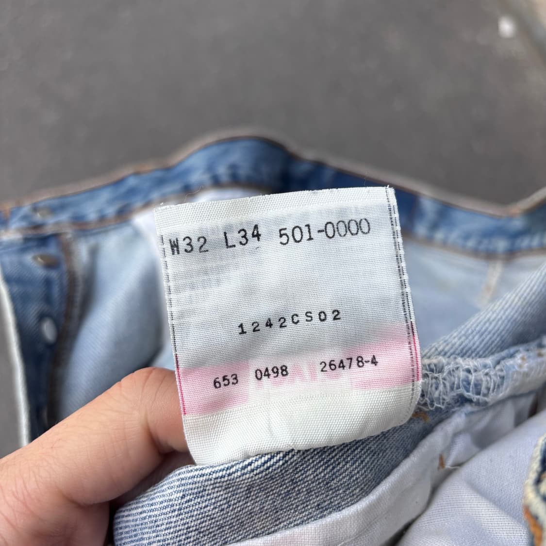 90년대 미국 리바이스 501 상품이미지10