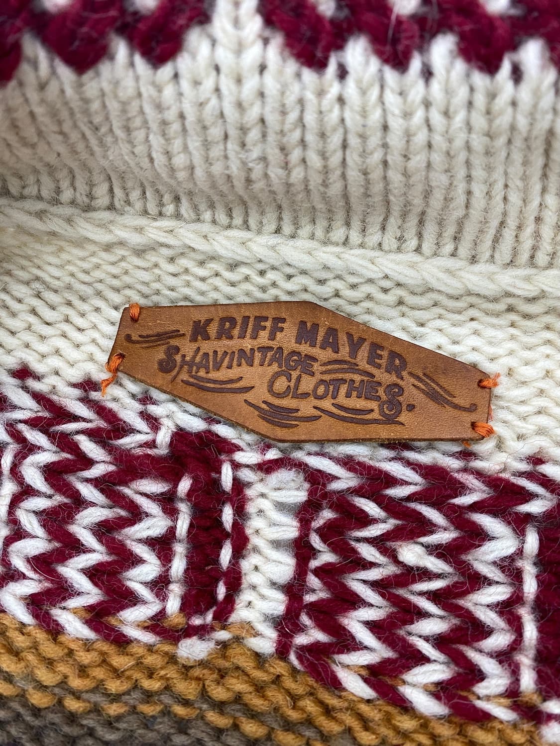 Kriff Mayer 네이티브 핸드니트 가디건 스웨터 상품이미지7
