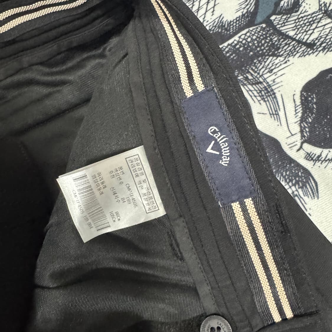 캘러웨이 기모 겨울 골프바지 남성 84사이즈 (32-33) 상품이미지3