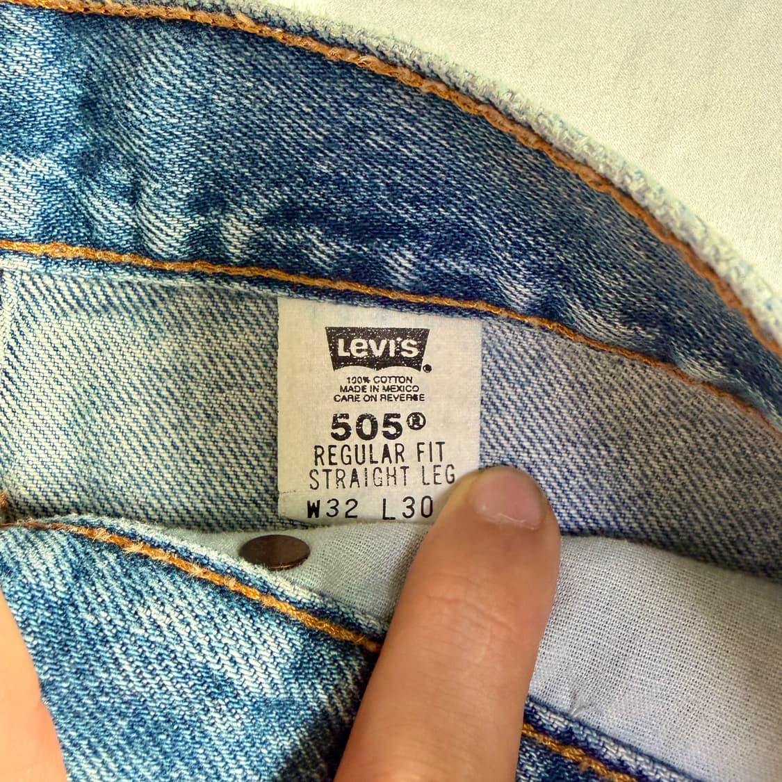 빈티지 리바이스 505 중청 상품이미지6