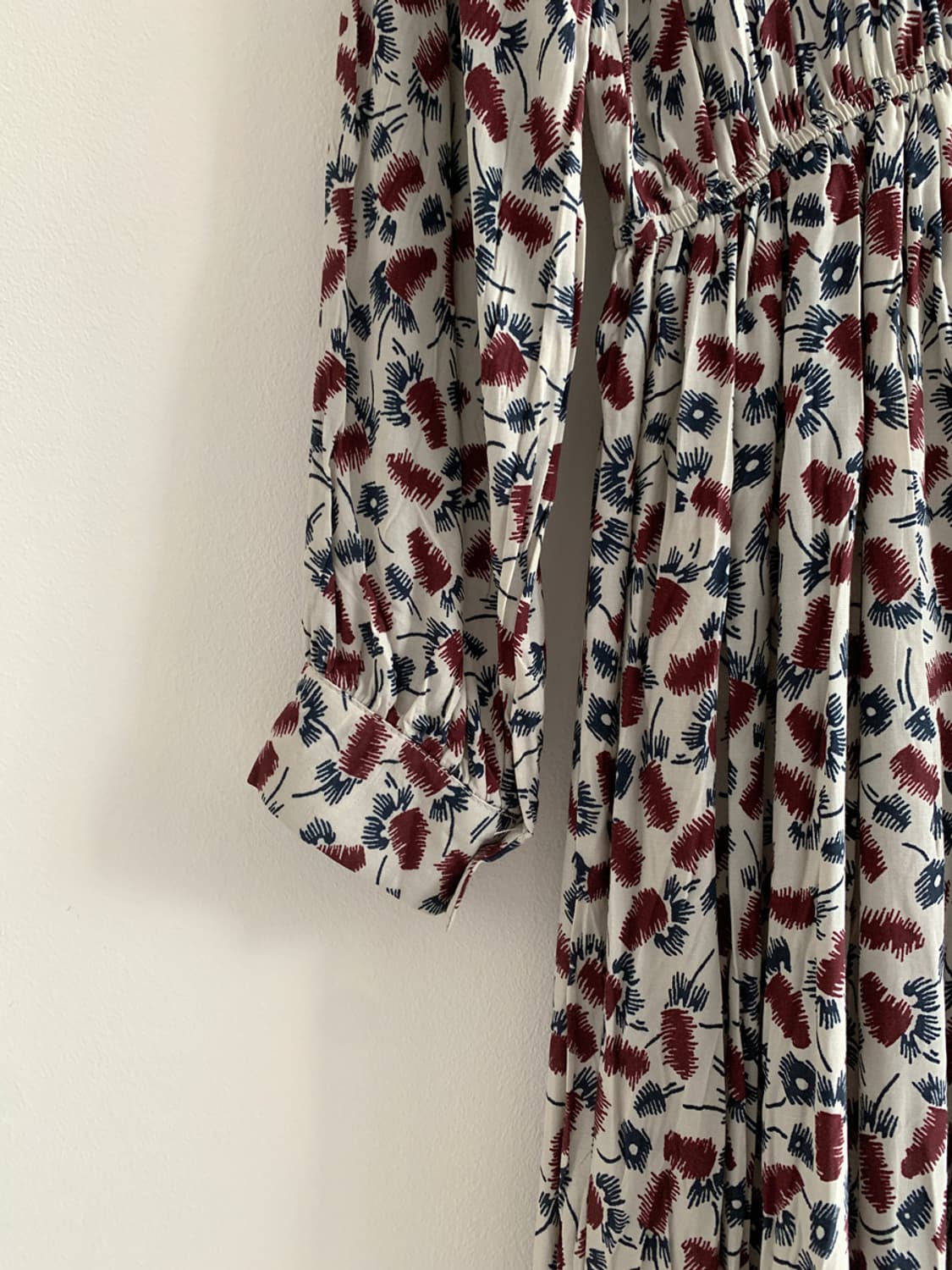 Back V Neck Flower Dress 상품이미지7