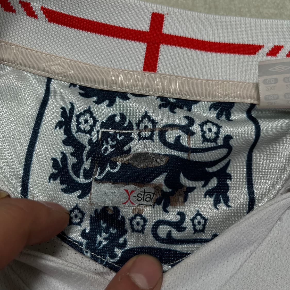 100 엄브로 잉글랜드 베컴 복각 긴팔 유니폼 상품이미지5