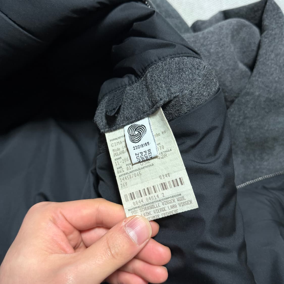 휴고 보스 집업 모직 코트 상품이미지5