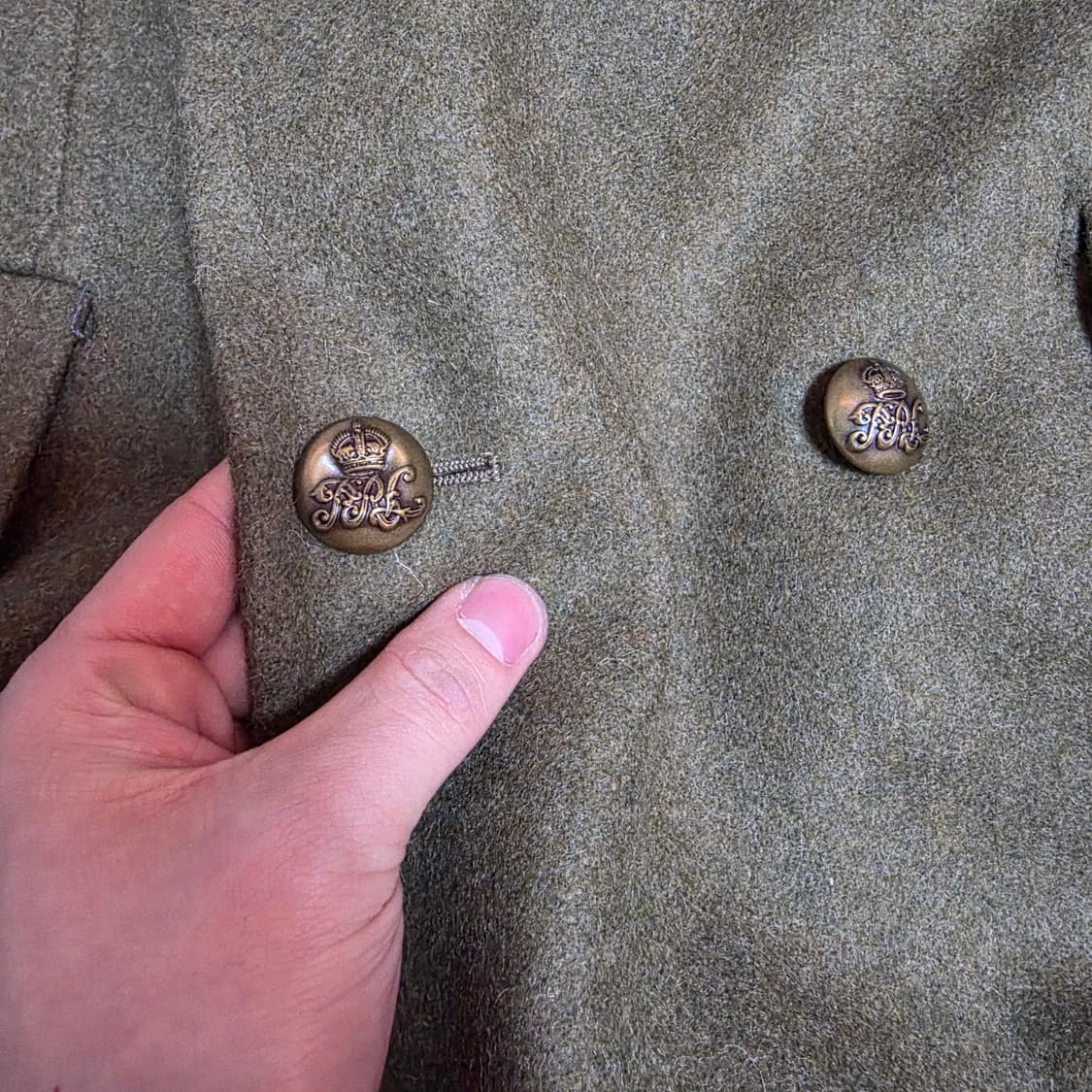 폴로 이태리메이드 그레이트 오피서코트 카키 42R 상품이미지9