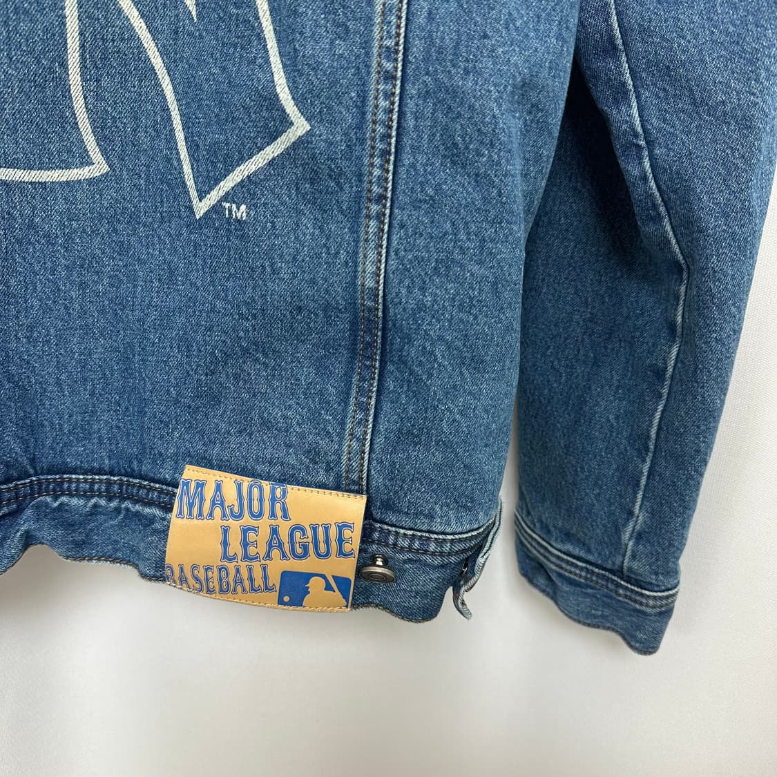   MLB 남성 안감 기모 도톰 데님자켓 100 L 상품이미지6