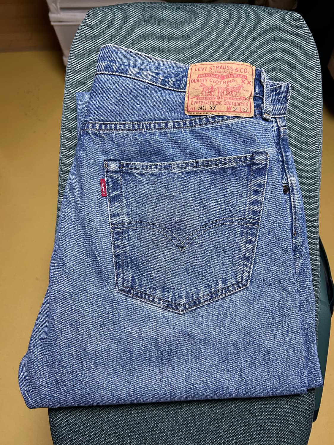 *사용감 적음*리바이스 LVC55501 블랙잭(허리34기장32) 상품이미지2