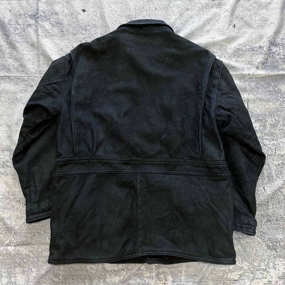 schott 쇼트 cowhide 반코트 피코트 자켓 상품이미지5