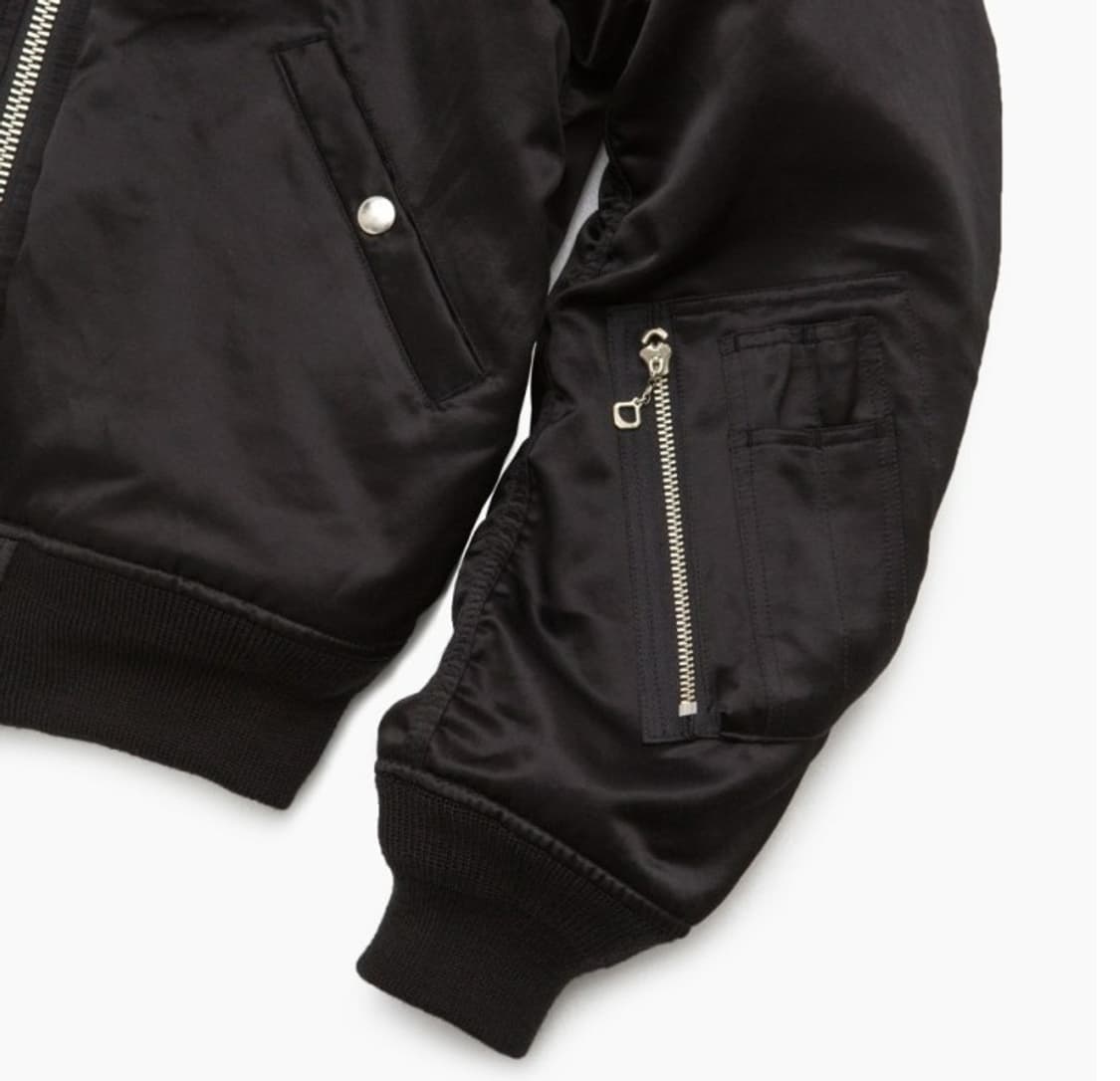 HERITAGE FLOSS Skajan MA-1 / Black 상품이미지4