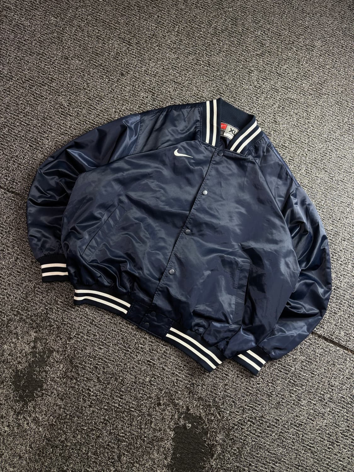 나이키 스우시 사틴 스타디움 바시티 자켓 3346 상품이미지1