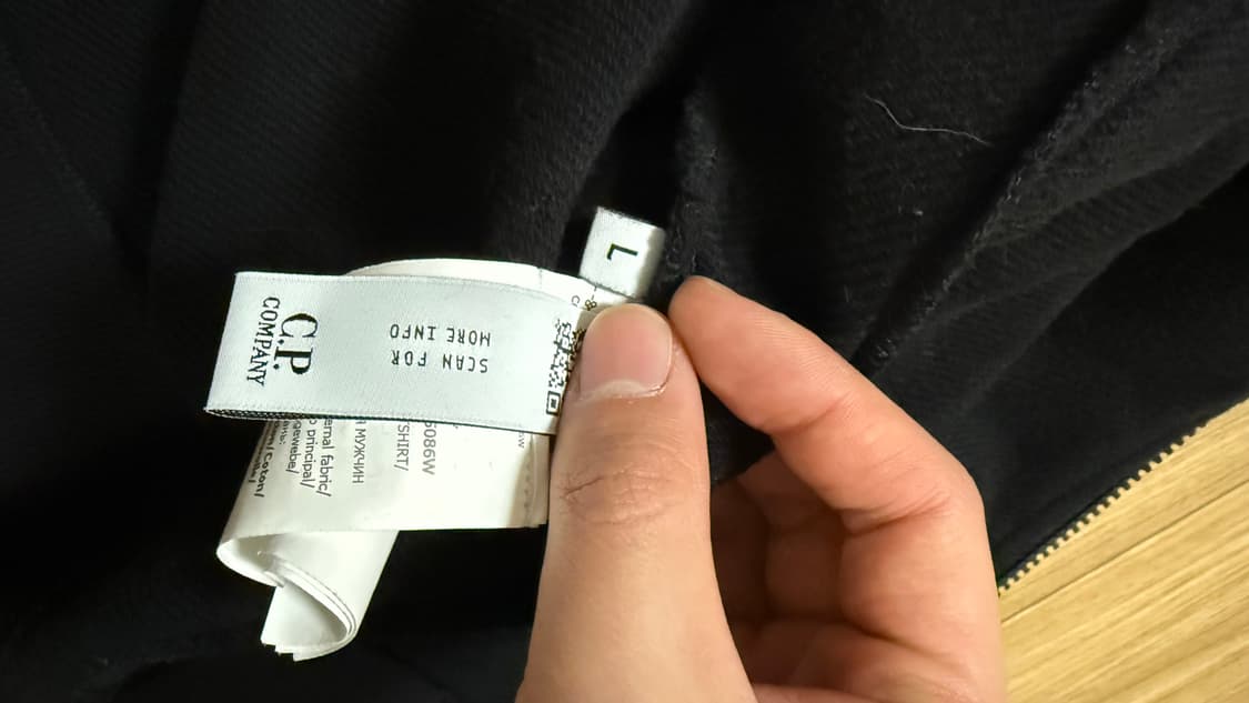 cp컴퍼니 고글 기모 후드집업 상품이미지3