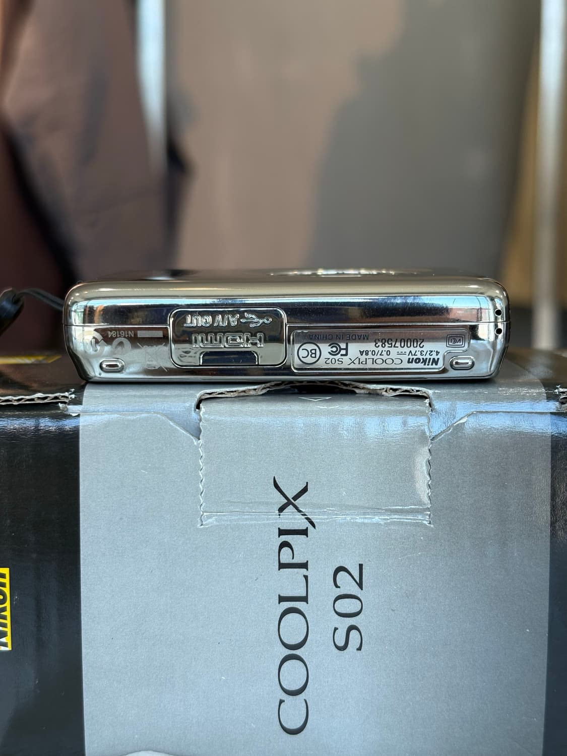 박스O)니콘 쿨픽스 s02 크롬실버 빈티지디카 상품이미지7