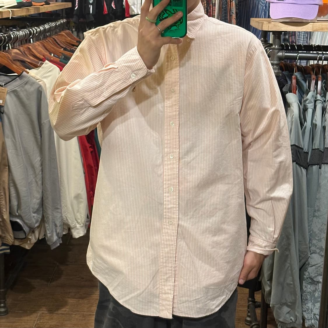 [HI] 폴로 랄프로렌 클래식셔츠 핑크 상품이미지2