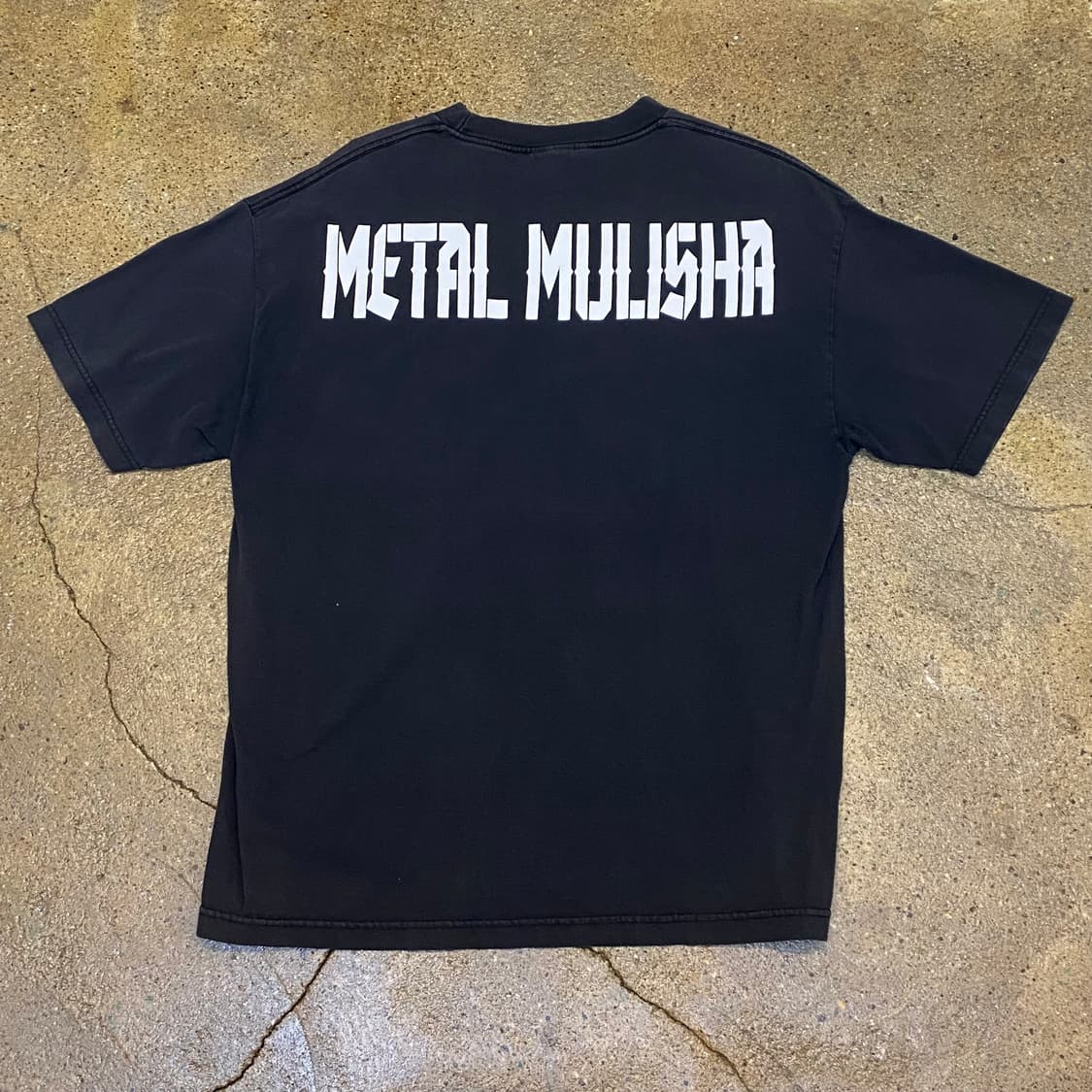 미국 빈티지 브랜드 메탈 멀리샤 해골 스컬 프린팅 락티셔츠 반팔티 상품이미지5