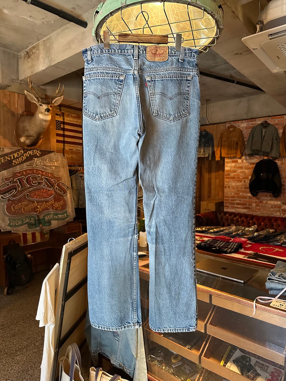 80s USA Levis 517 Boot Cut Denim Pants 상품이미지4