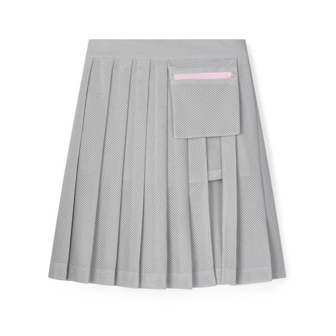 샵페어리 매쉬 포켓 플리츠 스커트팬츠 그레이 상품이미지1