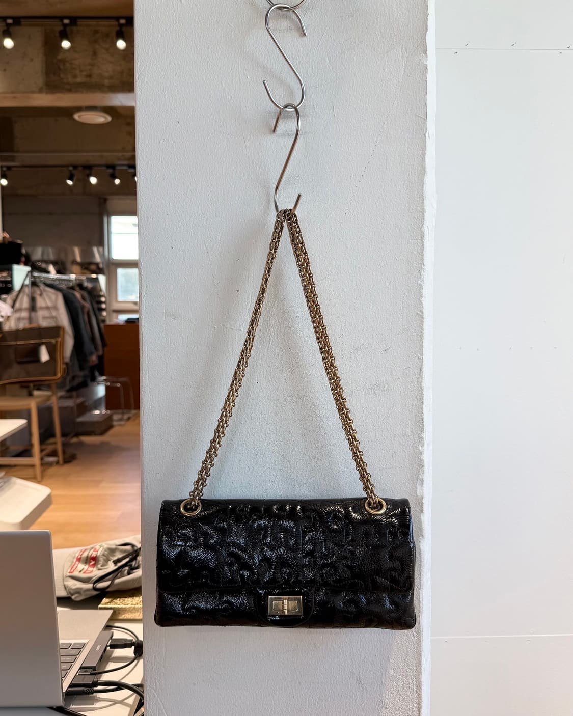 샤넬 블랙 2.55 퍼즐 직소 더블 플랩백 상품이미지2