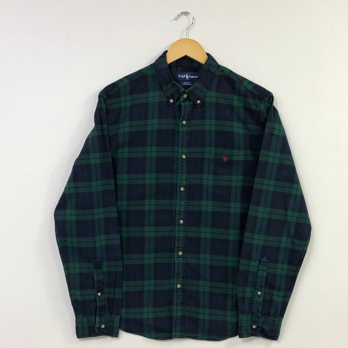 100 폴로 옥스포드 체크 셔츠 상품이미지2