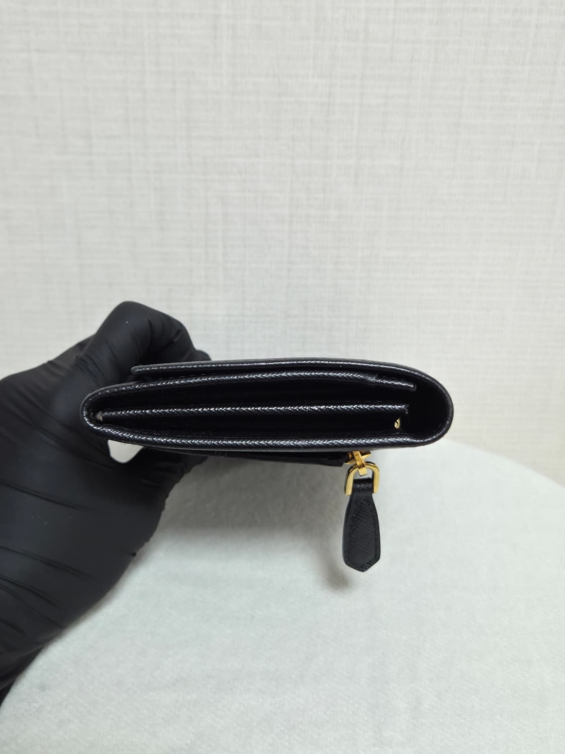 프라다 사피아노 장지갑 / 블랙 / 정품 상품이미지7