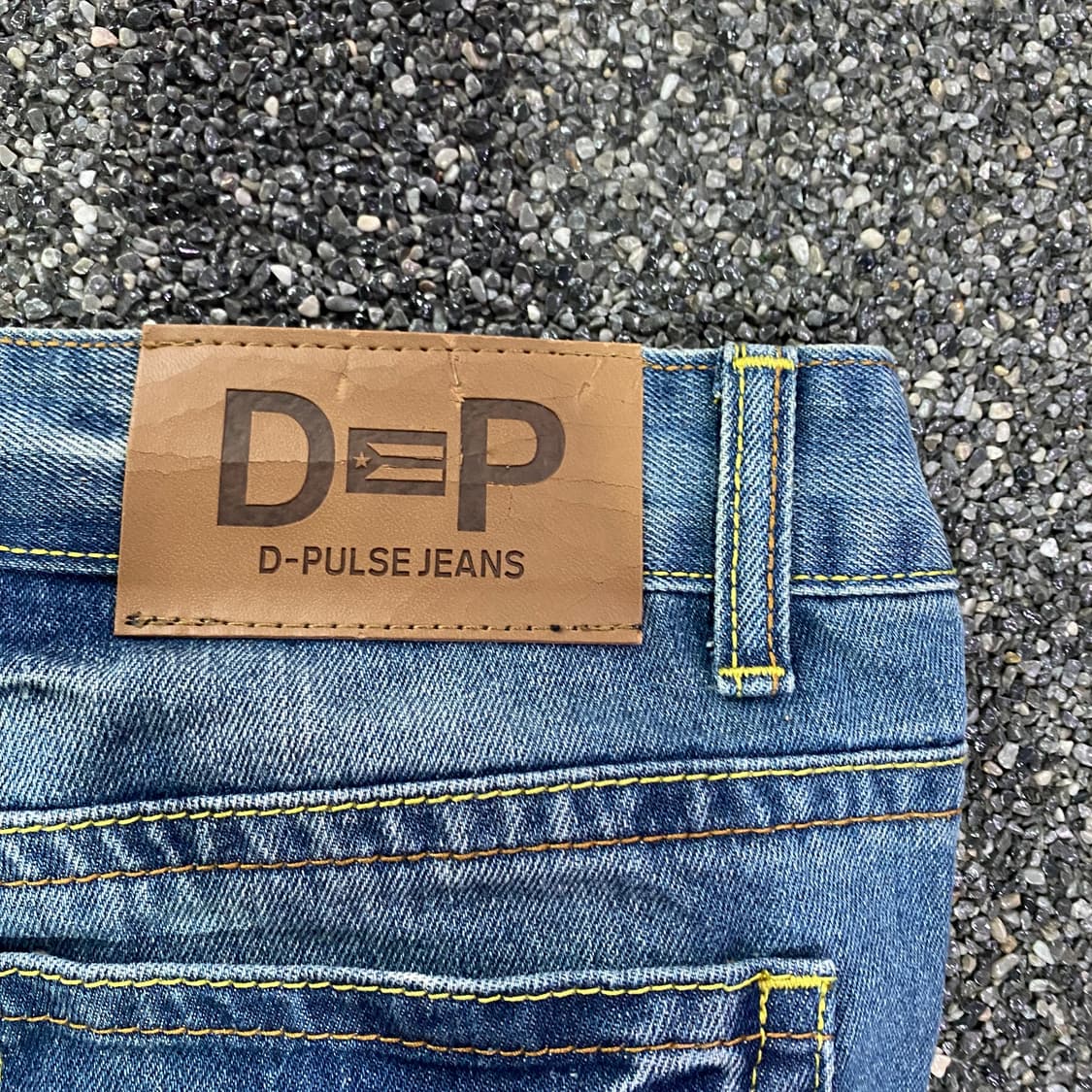 빈티지 D pulse 페인트 프린팅 워싱 데님 팬츠 B4039 상품이미지9