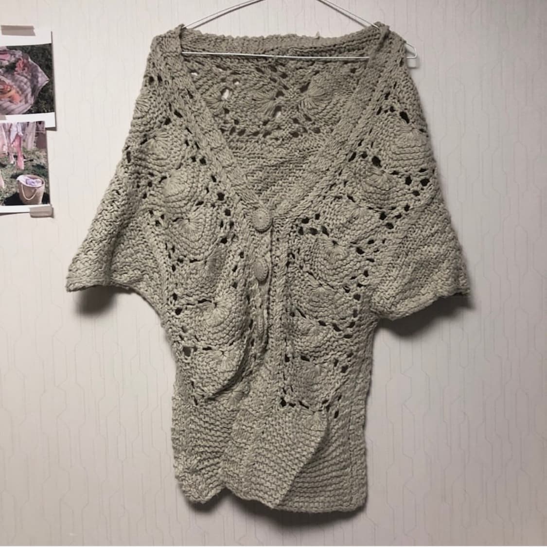 ೀ 왕단추 크로셰 망토 ೀ 상품이미지4