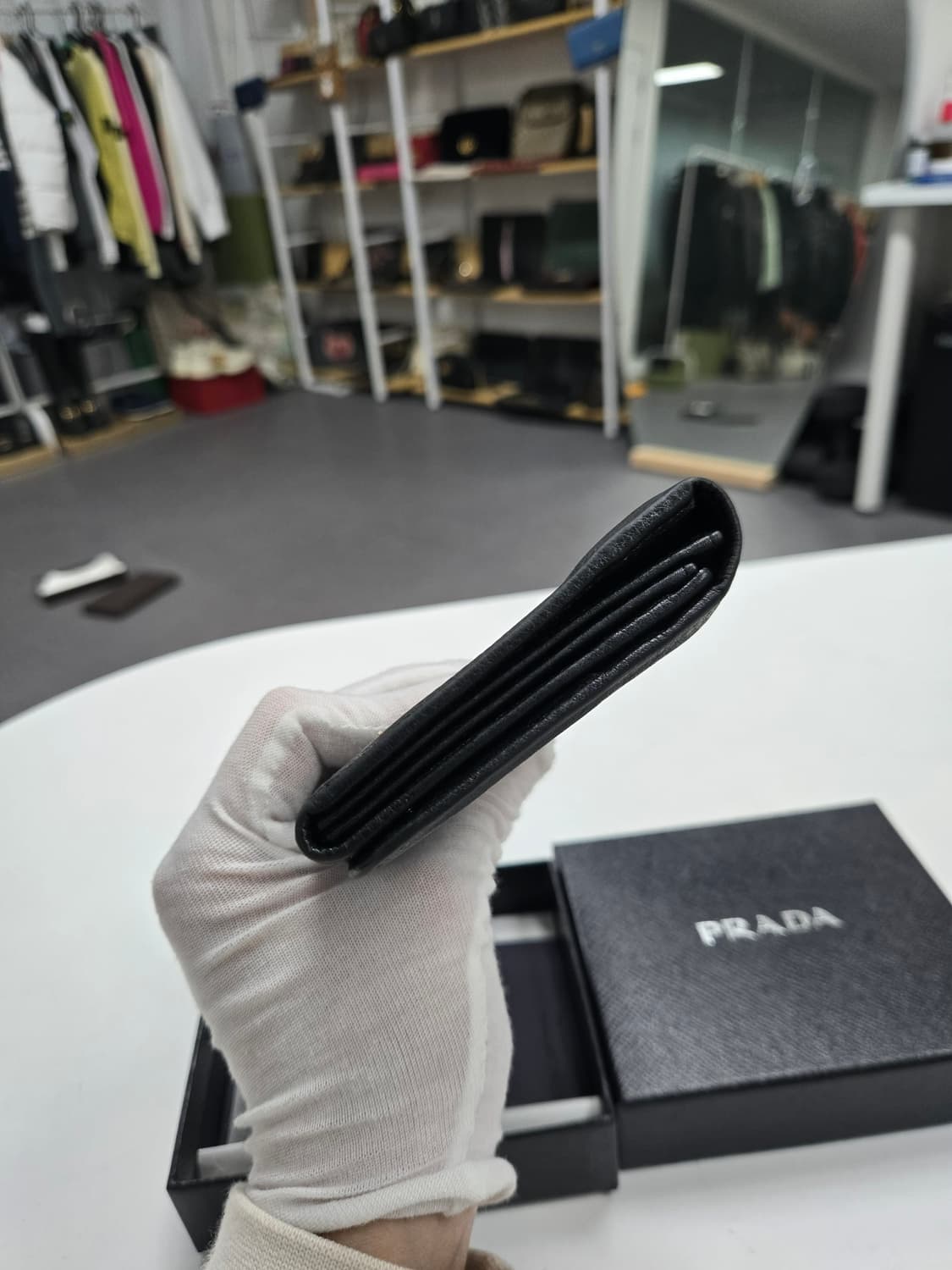 [50%할인] 프라다 사피아노 장지갑 상품이미지4