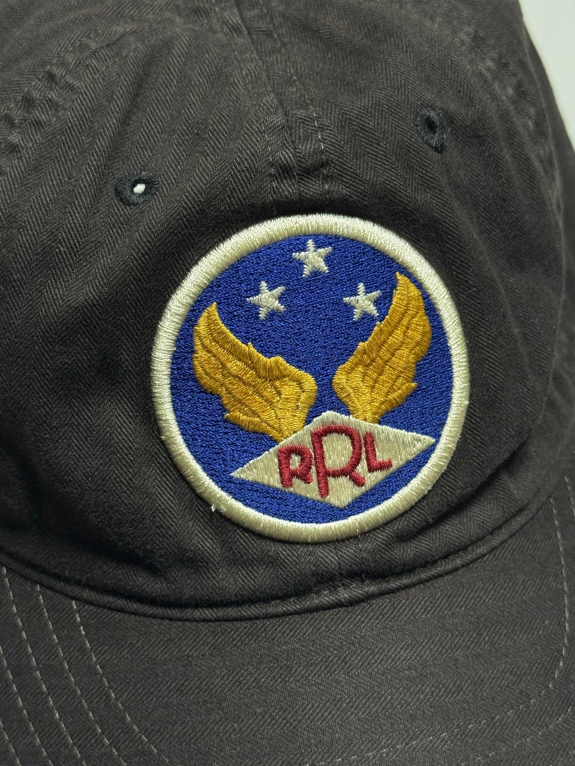 RRL 더블알엘 윙 볼캡 블랙 상품이미지4