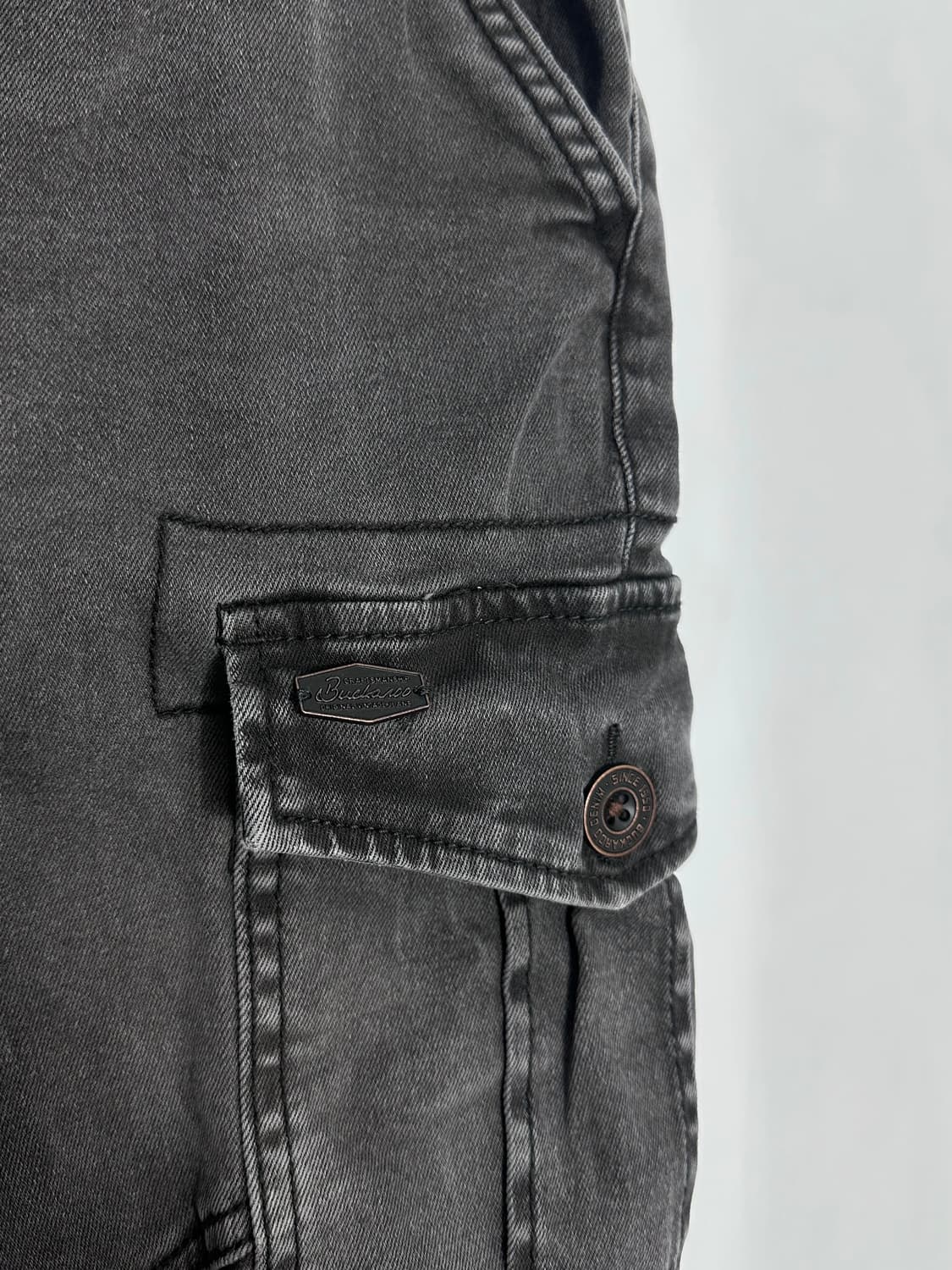 버커루 그레이 카고 데님팬츠 상품이미지6