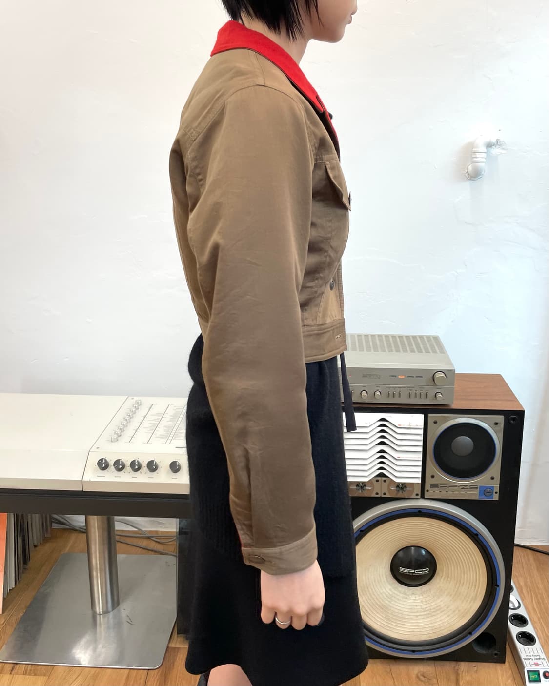 [42] 장폴고티에 울 코튼 리버시블 크롭 자켓 상품이미지7