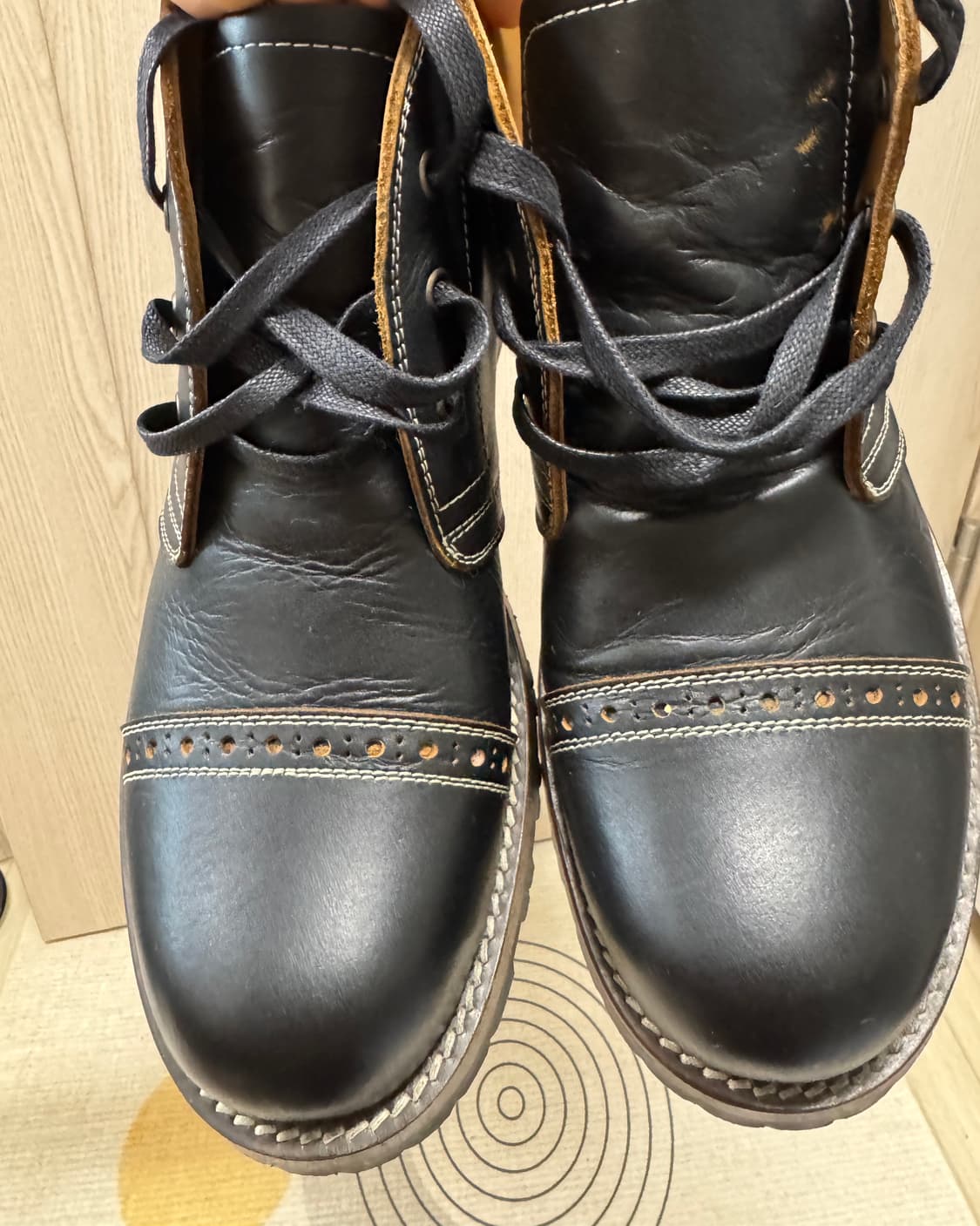 빌리스엔코 Billy's 블랙 워커 부츠 265 상품이미지1