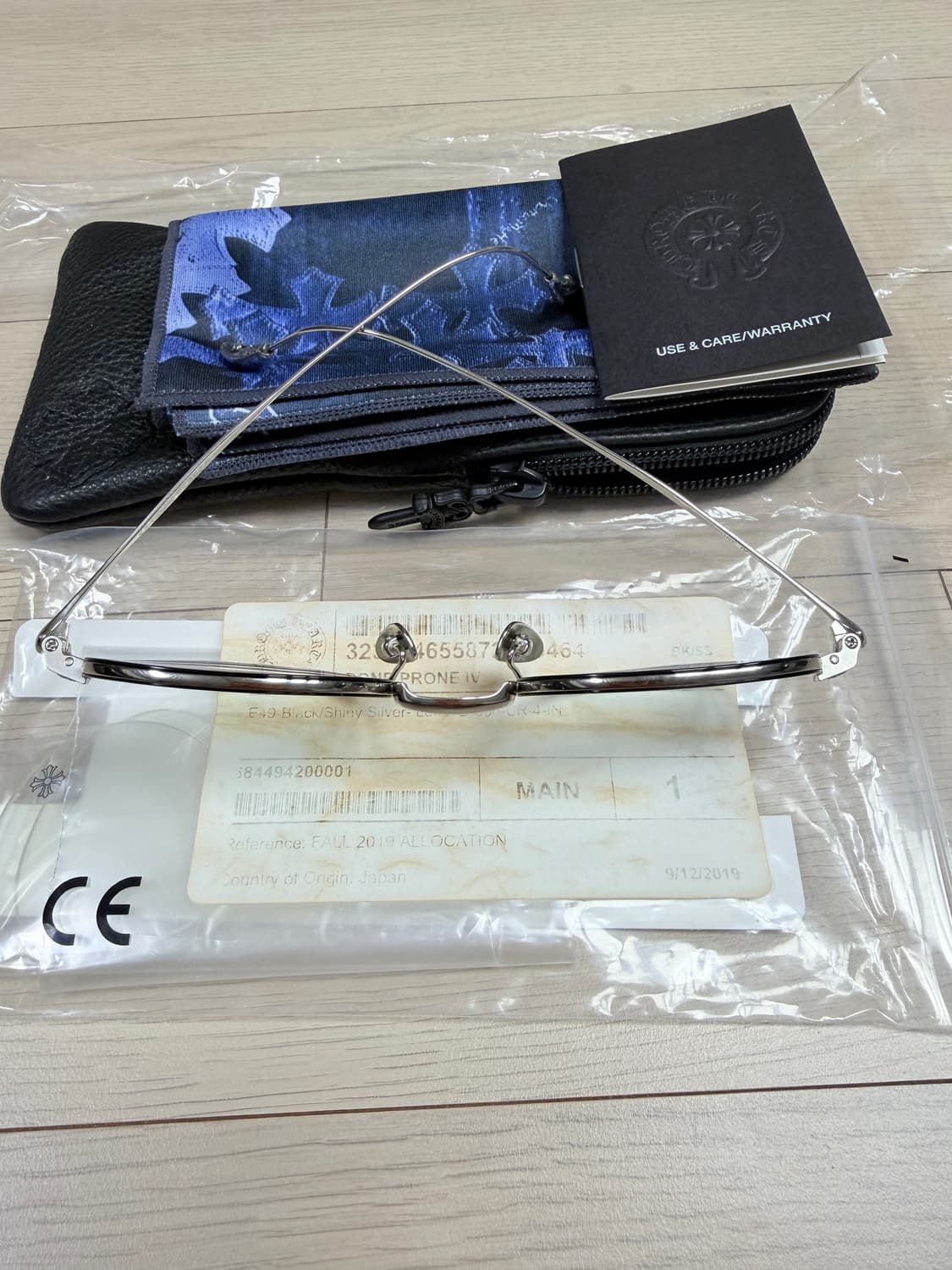 크롬하츠 본프론4 bone porne4 블랙실버 상품이미지2