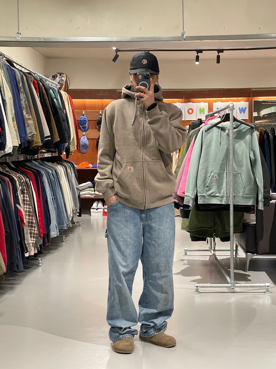 칼하트 쉐르파 후드 집업   상품이미지3