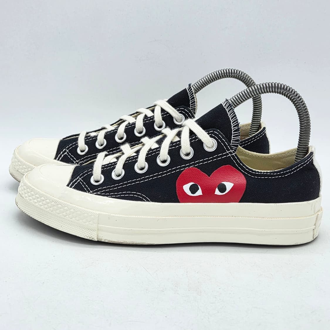 컨버스 x 꼼데가르송 플레이 척 70 로우 블랙 (240) 상품이미지1