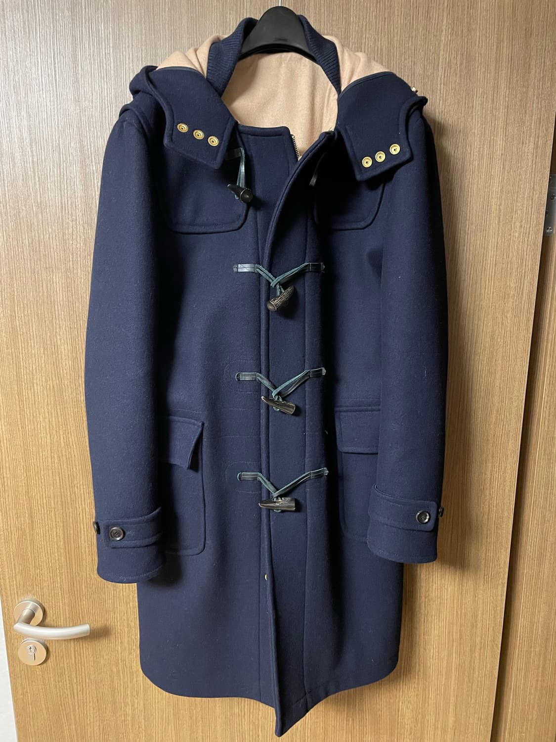 맨온더분 남성 네이비 더플 코트 52사이즈 상품이미지1