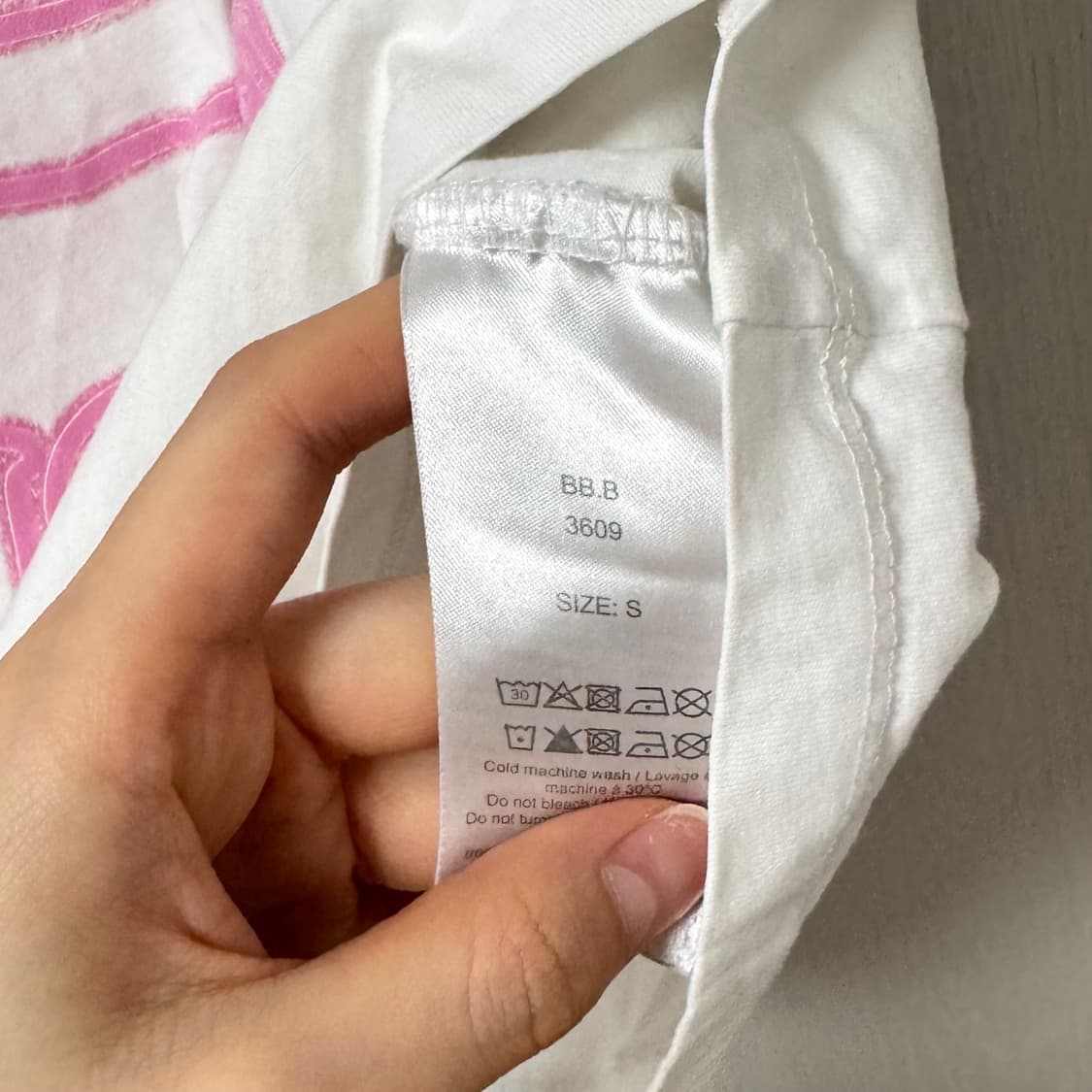 (s) 가니 스마일 핑크 반팔 상품이미지3