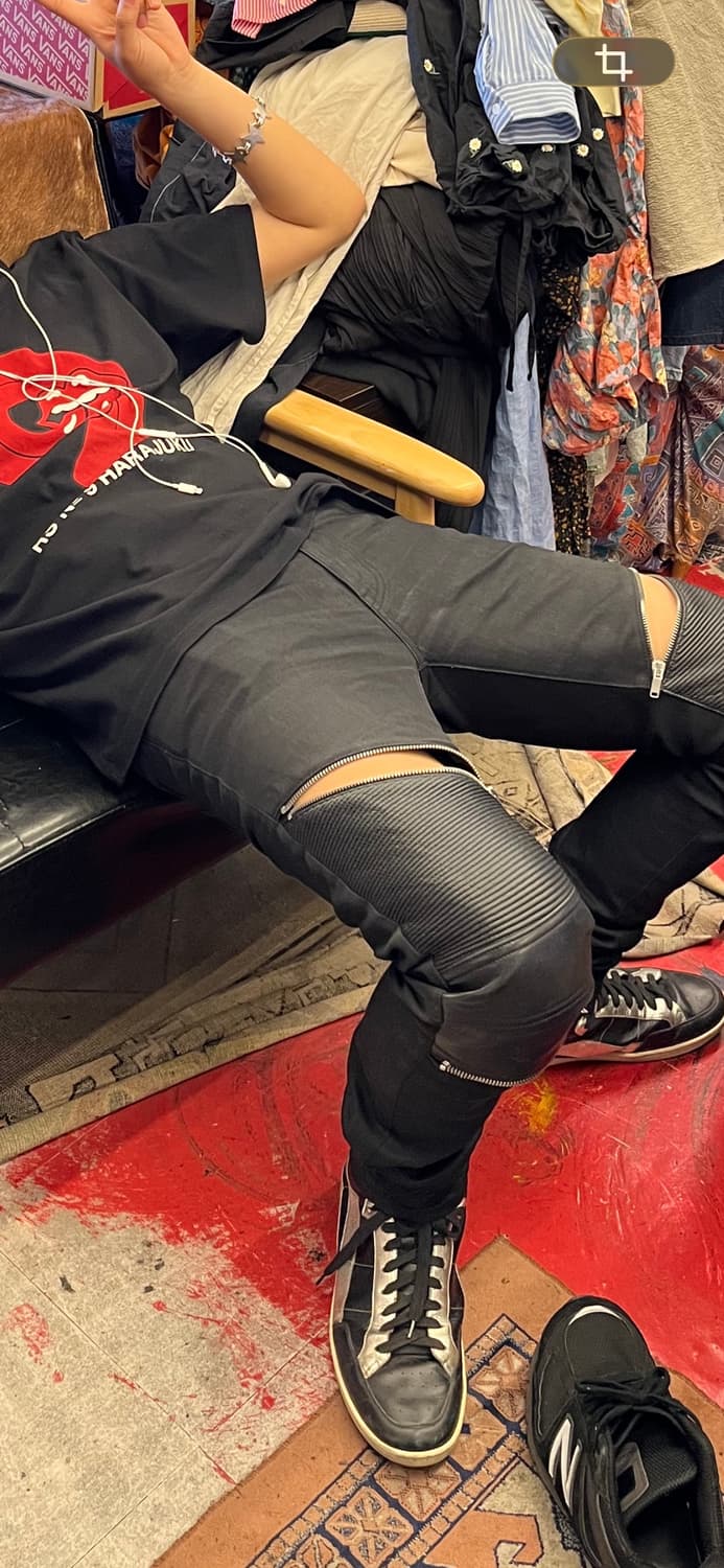 에디기 생로랑 16ss 레더 패널 진 판매합니다 상품이미지9