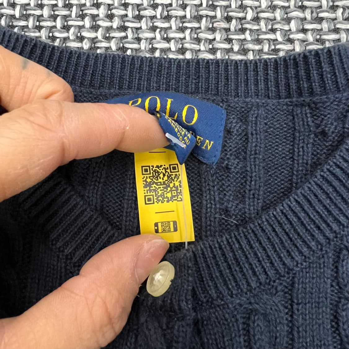 폴로랄프로렌 네이비 케이블 가디건 상품이미지3