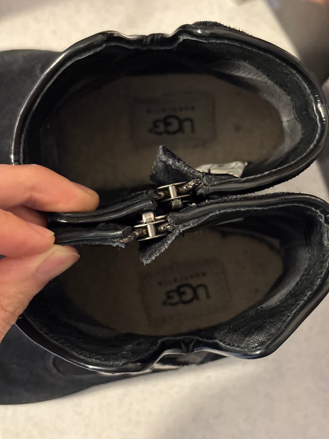 어그 스웨이드 버클 앵클 부츠 상품이미지6