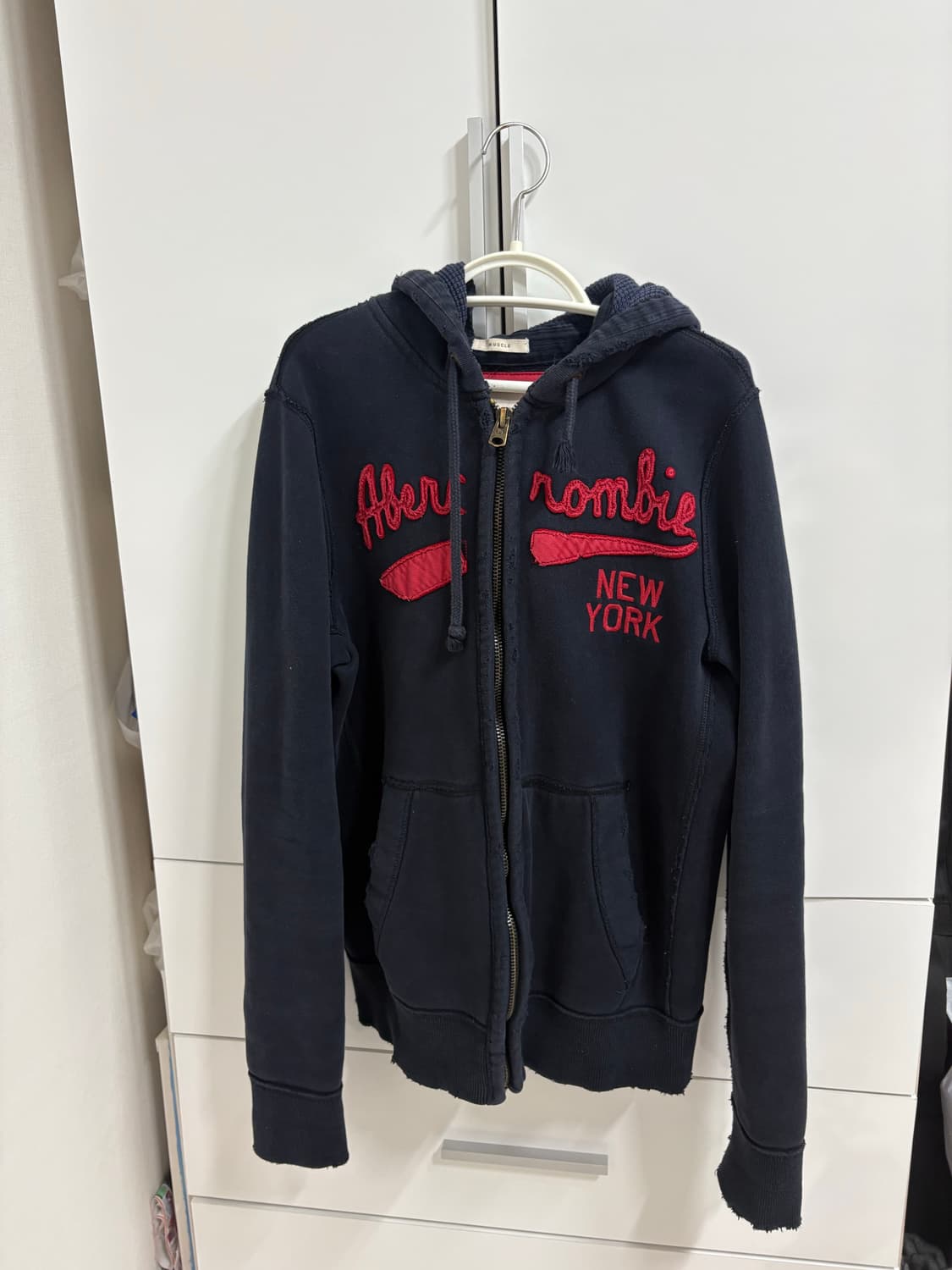 아베크롬비 네이비 후드집업 M 상품이미지1