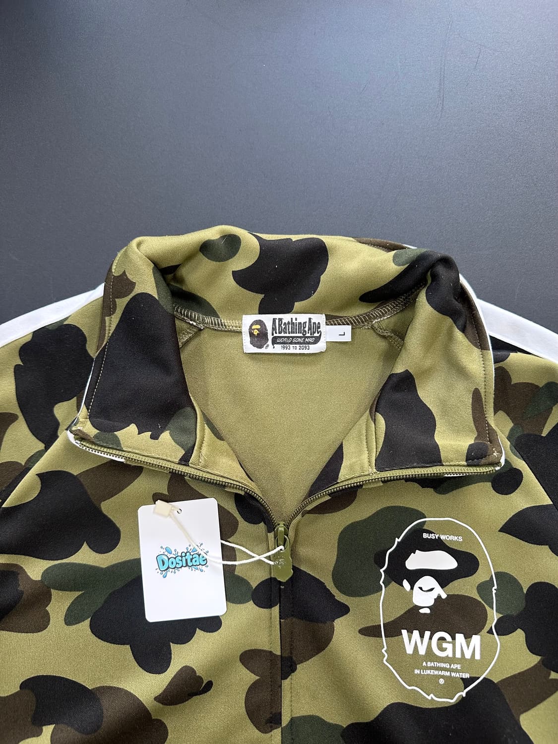 베이프 1st Camo 녹계 져지 트랙탑 상품이미지10
