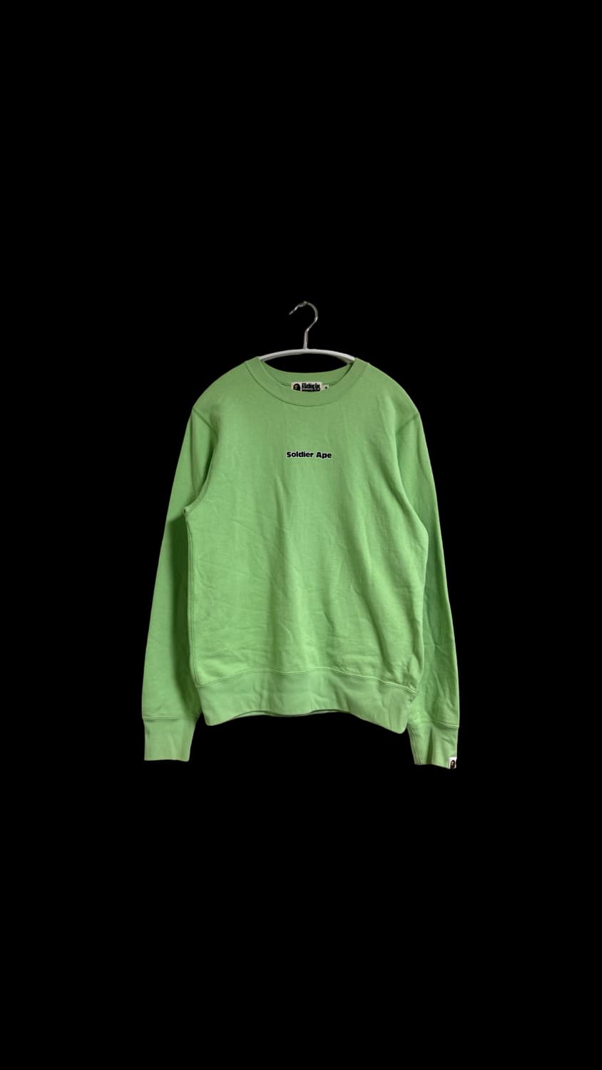 베이프  "World Gone Mad" 크루넥 스웨트셔츠 상품이미지1