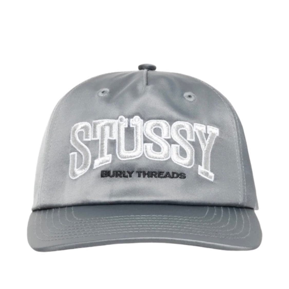 [스투시] 미드 뎁스 벌리 쓰레드 스냅백 그레이 상품이미지1