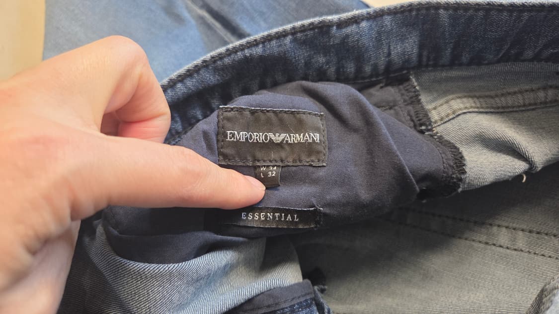 엠포리오 아르마니 레귤러핏 컴포트 트윌 데님 상품이미지7