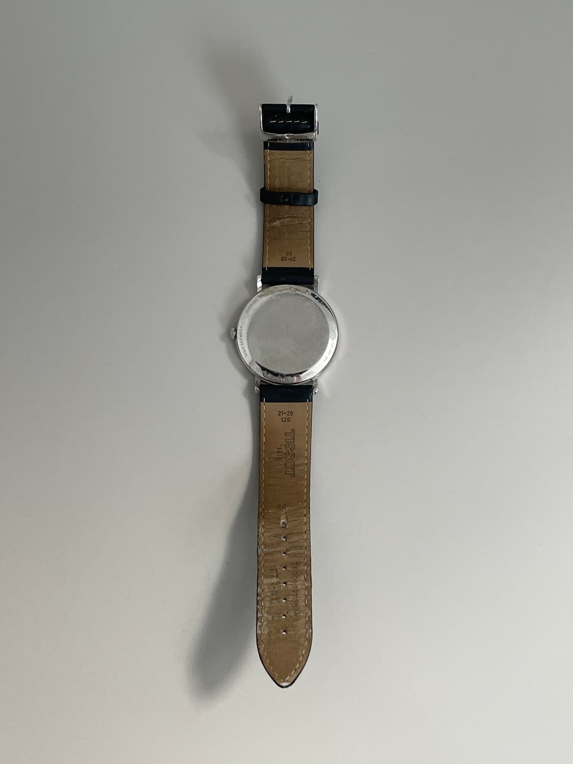 티쏘 tissot t-클래식 에브리타임 남성 가죽 시계 42mm 상품이미지2